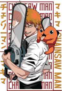 Chainsaw Dark Anime Vector